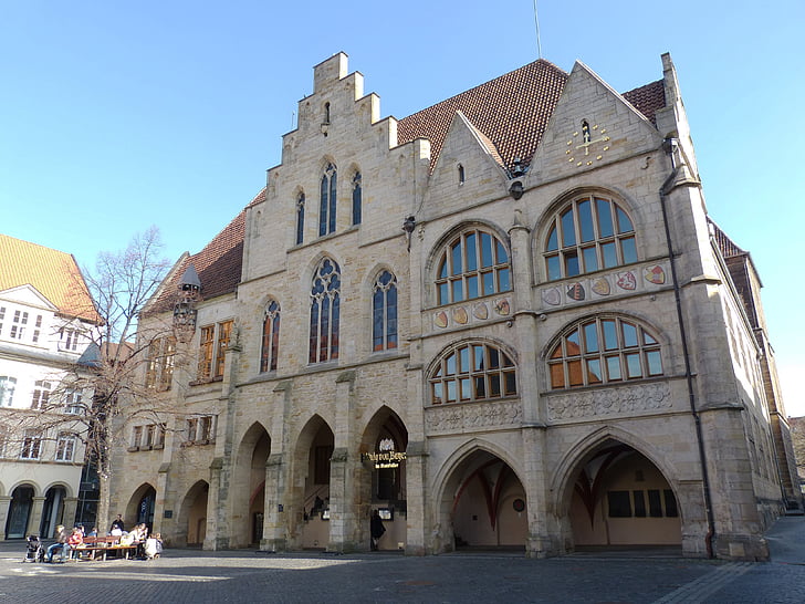 Hildesheim, Saksamaa, Alam-Saksi, Vanalinn, Ajalooliselt, fassaad, hoone, keskajal