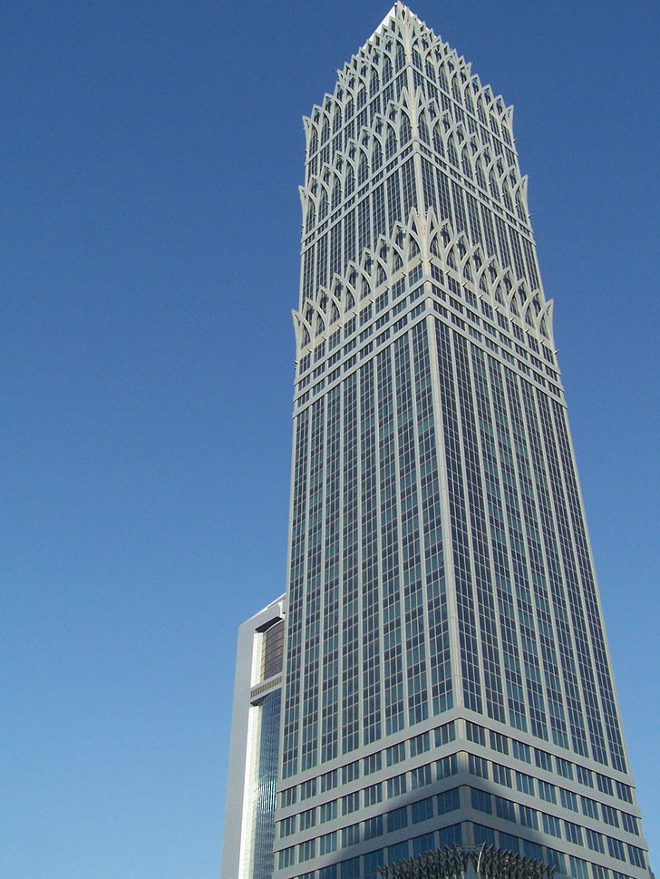 Dubai, arhitektūra, ēka, Debesskrāpis, luksus, tornis, augsts - augstu