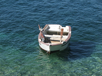 havet, Kroatien, båd, sommer, fiskeri, Dalmatien