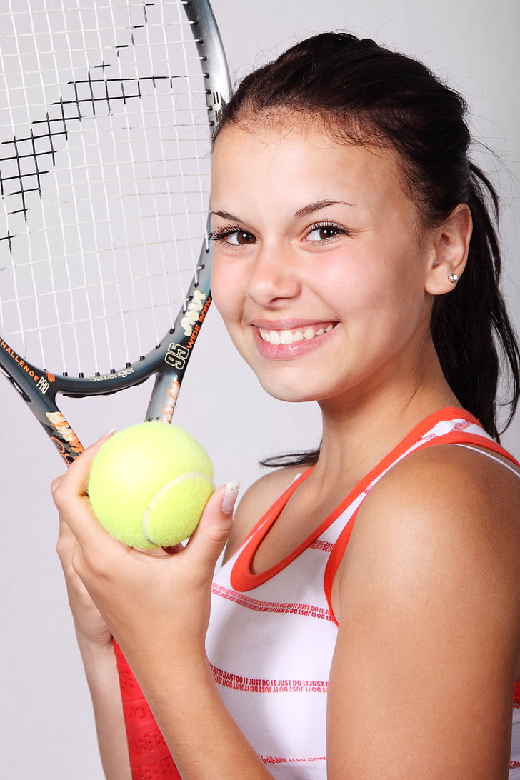 tennis, sports, girl, fitness, ball, active, exercise