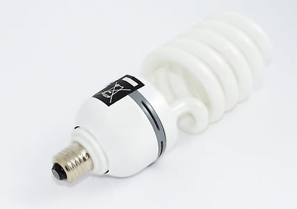 žárovka, náhradní lampa, světlo, úsporná zářivka, Ochrana životního prostředí, fluorescenční, E27