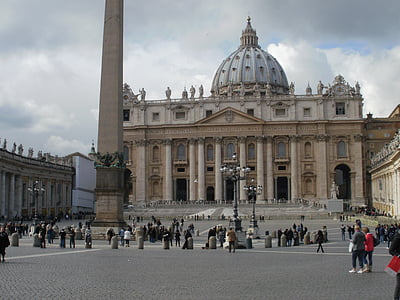 Vatikán, Řím, Saint peter's basilica, Vatikánský městský stát, Itálie, slavný, orientační bod