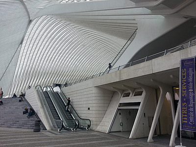 Liège, Gare ferroviaire, Liège, architecture, technologie, construction, moderne