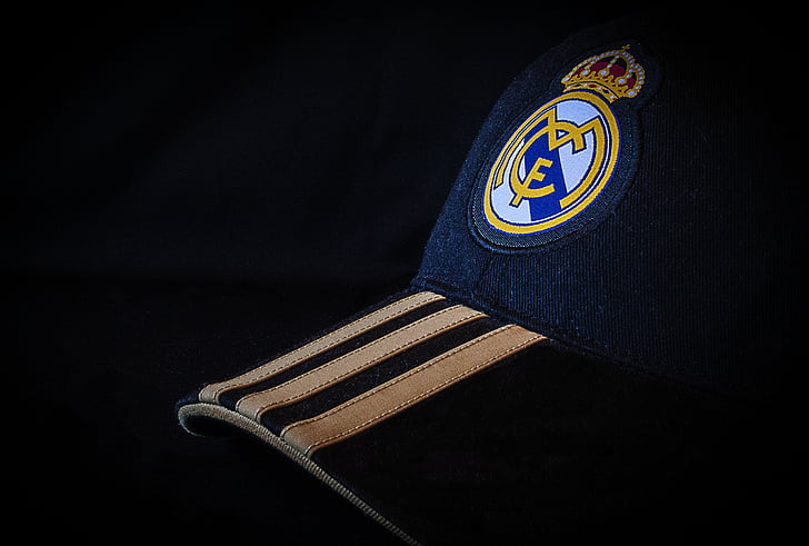 real madrid, cap, hat, champion, spain, coat of arms