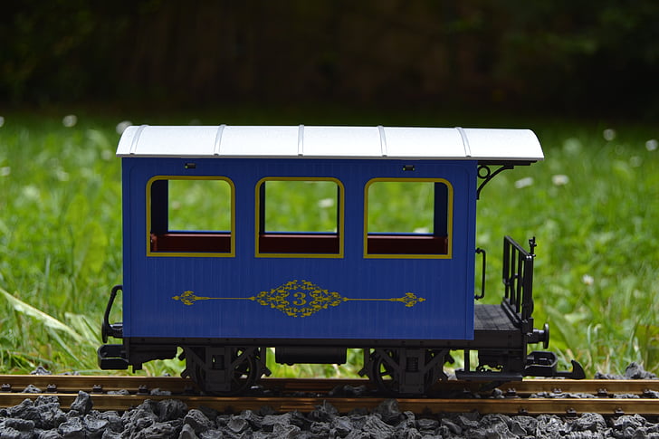 railway, lgb, track 1, passenger cars, model railway, garden railway