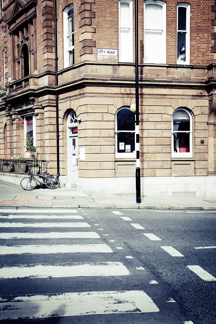 zebra crossing, attraversando, strada, architettura, transizione, urbano, strutture