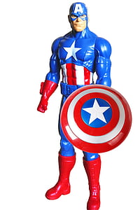 슈퍼 영웅, 캡틴 아메리카, 미국, 선장, 의상, 맨하탄, 미국