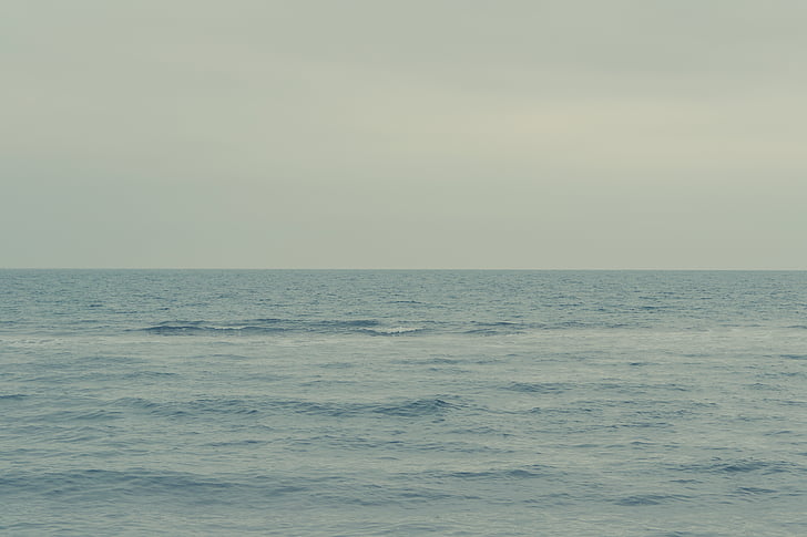 cuerpo, agua, mar, Océano, ola, naturaleza, Horizon