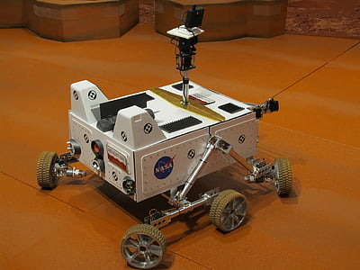 Mars rover, Robot, Wystawa, miejsca, poszukiwania, badania, Saint louis