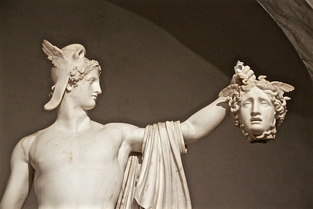 Medūza, Persėjas, galva, Vatikanas, statula, skulptūra, Antonio canova