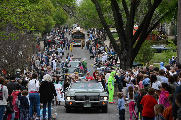 Paskah, Parade, lingkungan, komunitas, Street