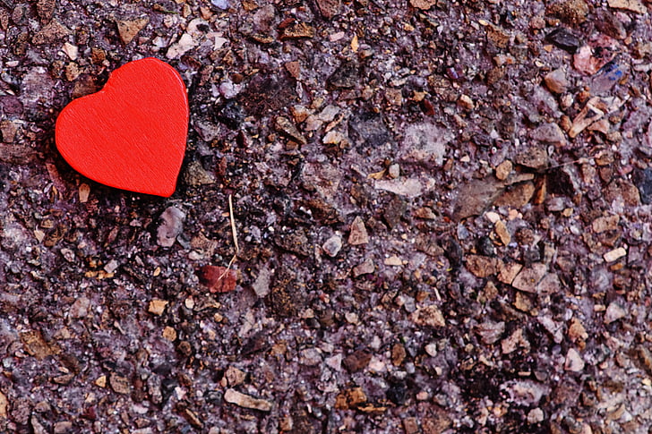 jantung, Hari Valentine, Cinta, kasih sayang, kayu, kartu ucapan, latar belakang