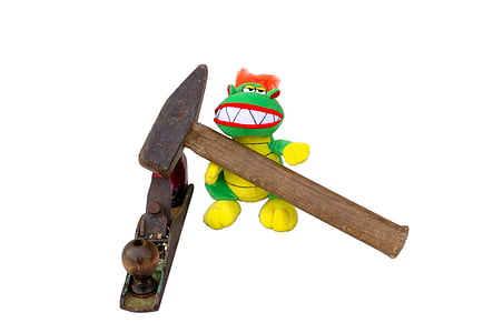 tool, old, plane, hammer, toy, work, master