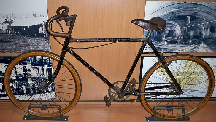 kerékpár, Vintage, régi, Múzeum, Catalunya, Katalónia, Barcelona