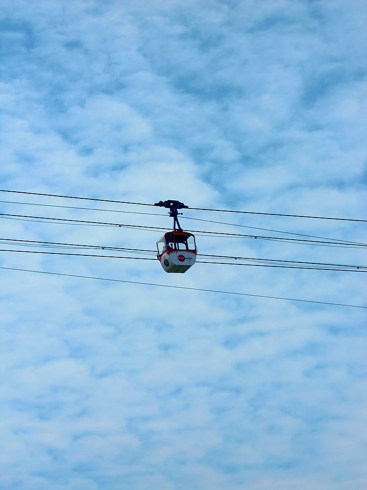 gondola, cable car, sky