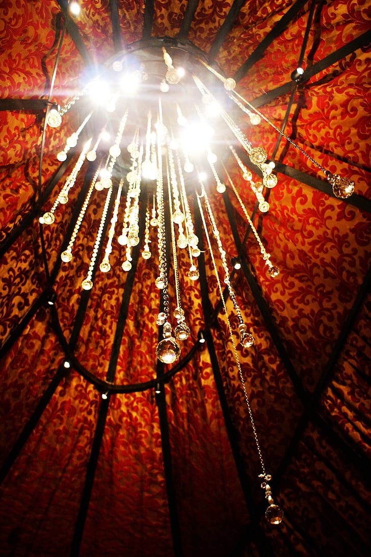 chandelier, light, lamp, mica, crystal chandelier, glass, pin light