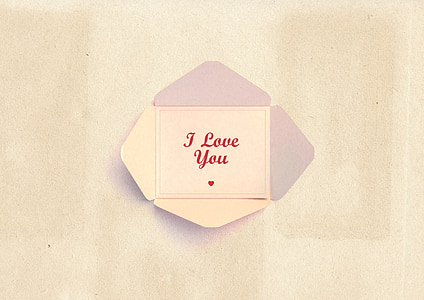 Rakkaus, Minä rakastan sinua, postikortti, paperi, kortti, Tervehdys, romanttinen