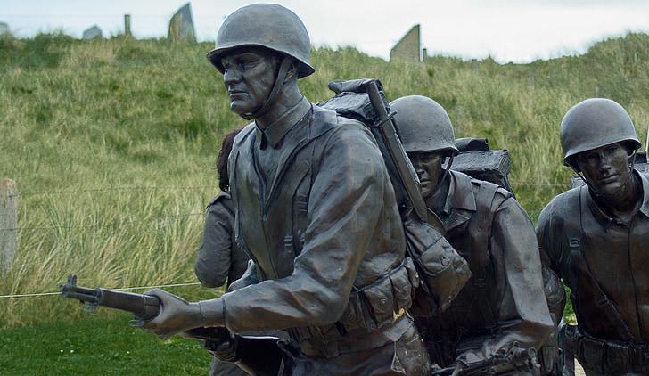 d day, omaha beach, landing, soldiers