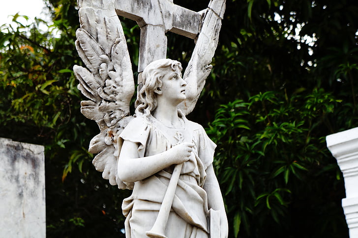 Salvador, anges, Sky, necroturismo, art gothique, croyances, religion