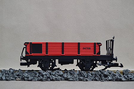 vasúti, Track 1, LGB, nyitott Teherkocsi, kerti vasút, modell vasút