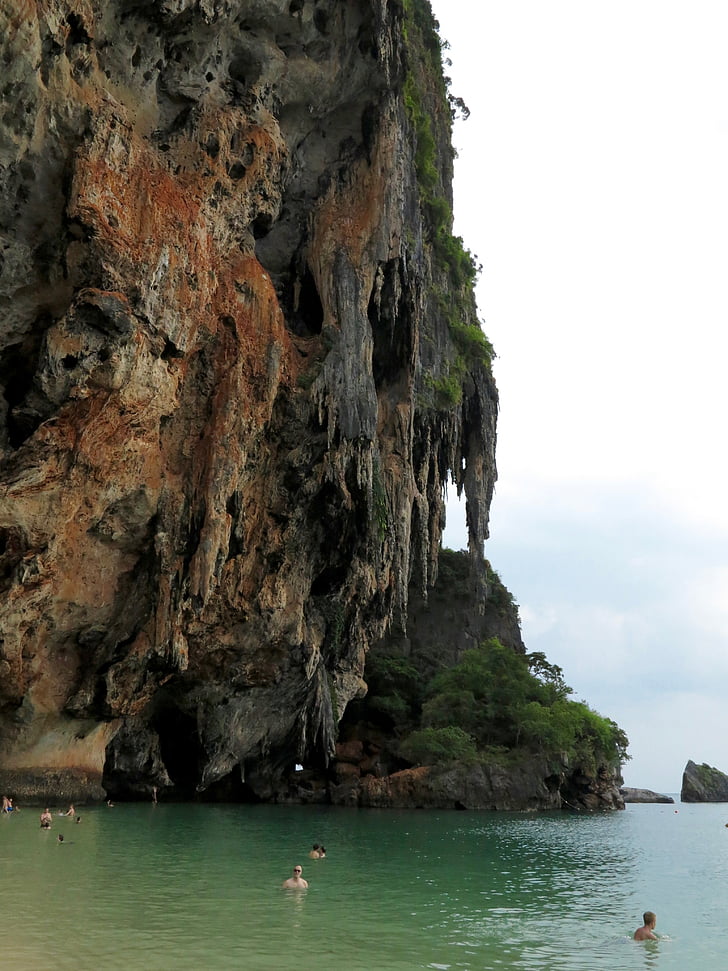 Thailand, Rock, Natur, Meer, Wasser, Urlaub, Blick