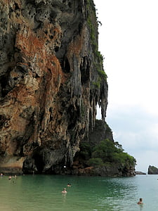 태국, 바위, 자연, 바다, 물, 휴일, 보기