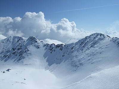 montanhas, Bulgária, Inverno, natureza, neve