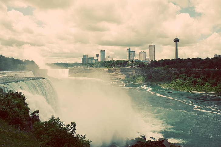 Niagara, Niagara falls, Buffalo, New Yorkissa, Kanada, Yhdysvallat, yhdysvaltalainen