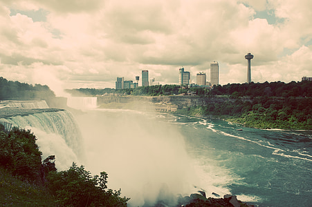 Niagara, Air Terjun Niagara, kerbau, New york, Kanada, Amerika Serikat, Amerika Serikat