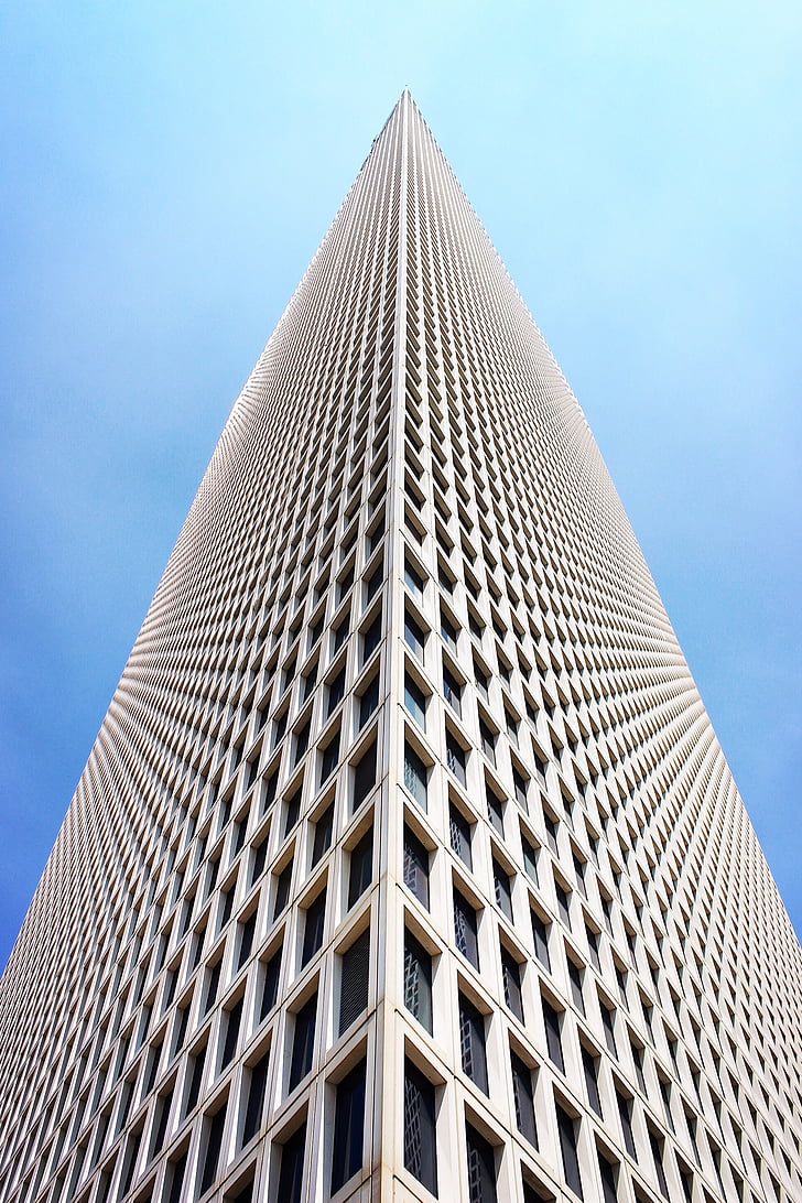 architecture, building, high rise, perspective, rhythm, sky, skyscraper