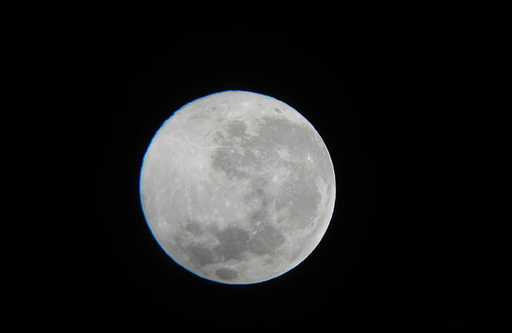 Moon, ruumi, astronoomia, öö, tume, kokkupuute, kosmoses
