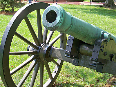 Cannon, inbördeskrig, kriget, civila, Slaget vid, Gun, artilleri