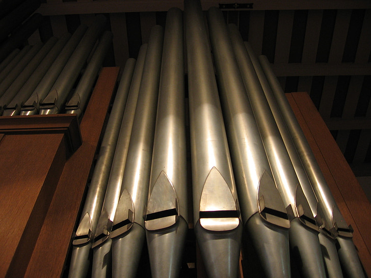 xiulet de l'òrgan, l'església, òrgan, òrgan de l'església, instrument, orgue