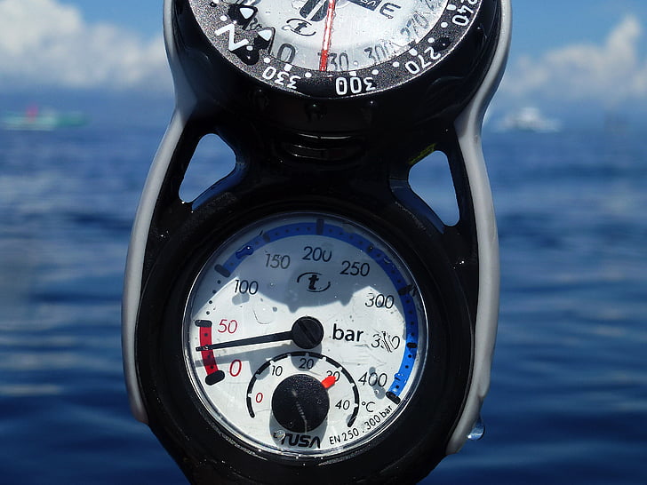diving, finimeter, air