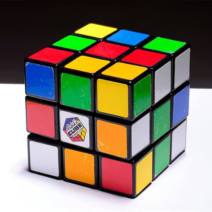 Rubik, Cube, Spielzeug, Puzzle Cube, mehrfarbig, Cube Form