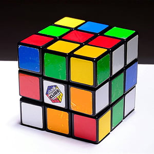 Rubik, khối lập phương, đồ chơi, câu đố khối lập phương, nhiều màu, khối hình