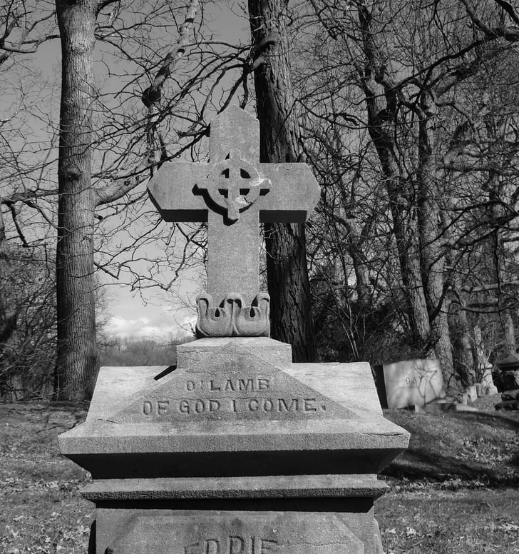 cimetière, cimetière, Pierre tombale, Pierre tombale, Croix, crucifix, symbole