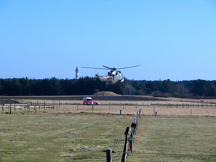 helikopter, redningshelikopter, luftfart, Rescue
