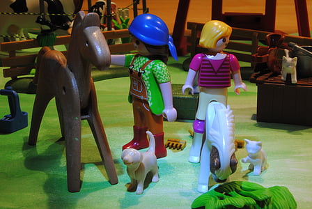 playmobil, farm, toys, game characters