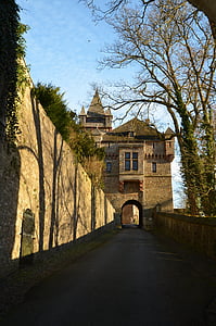 Castle, a Schloss braunfels, megjelenése, erőd, tornyok, Németország, Braunfels