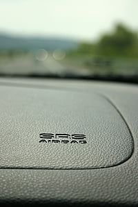 airbag, Auto, Kia, Sportage, passagier, weg, SRS