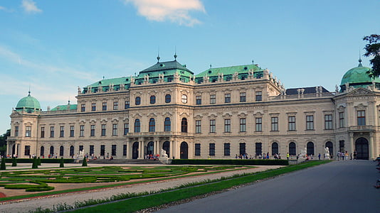 Castell, Belvedere vénen, Palau, barroc, Viena, Àustria