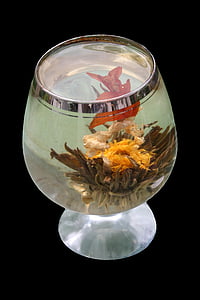 čaj cvet, steklo, Aziji, tee, dekoracija, izolirani