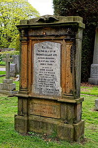 dean's, haven, kirkegård, Edinburgh, Skotland, Storbritannien, mystik