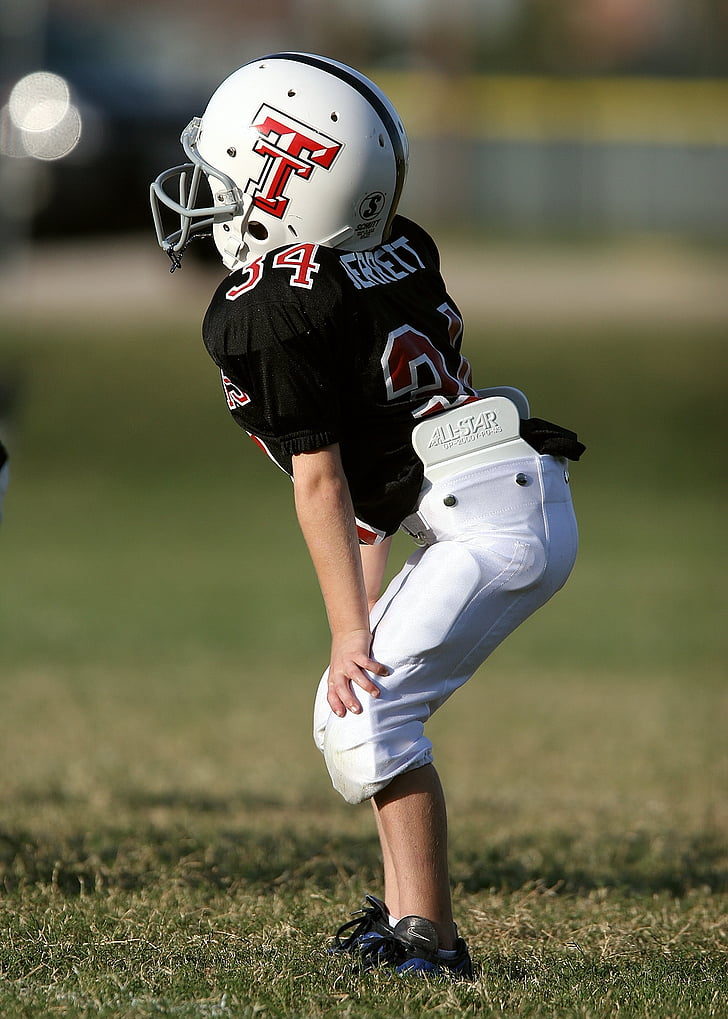 football, youth league, player, game, american football, competition, helmet