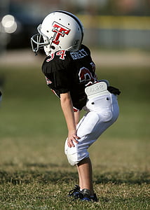 football, youth league, player, game, american football, competition, helmet