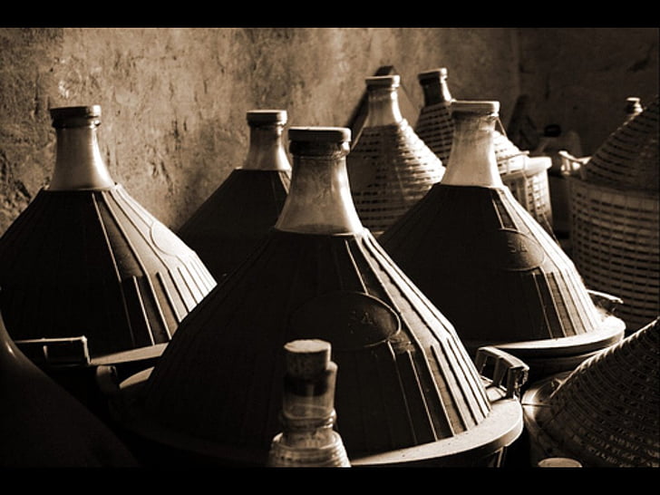 anggur, gudang, Italia, kuno, lampu