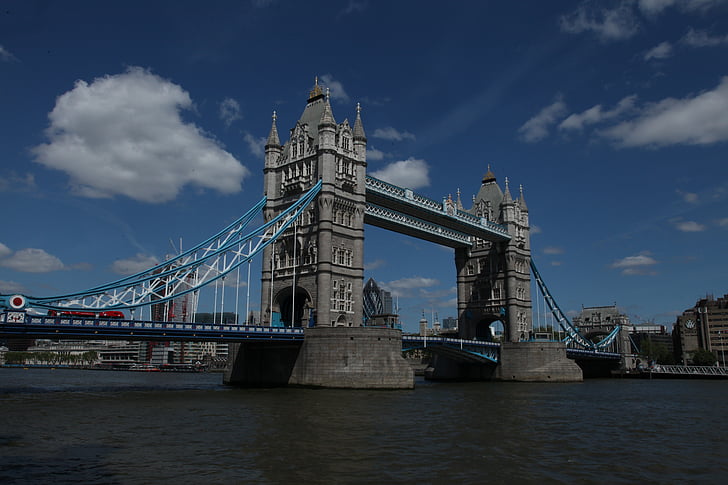 Londra, Anglia, Râul Tamisa, Podul, puncte de interes, Marea Britanie, punct de reper