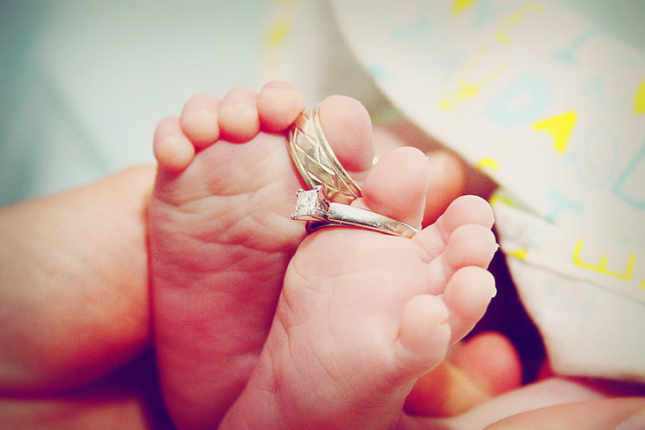zwangerschap, baby voeten, baby tenen, pasgeboren, baby, kind, baby