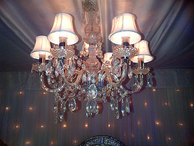 chandelier, light, ceiling